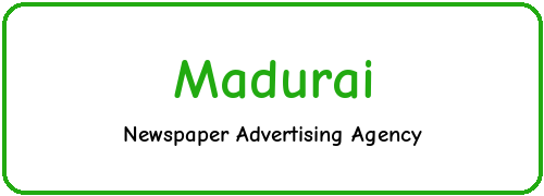 Newspaper Ad Agency in Madurai