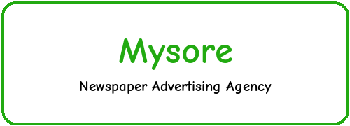 Newspaper Ad Agency in Mysore