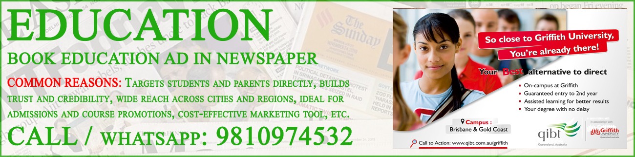 Book Education Ad in mumbai